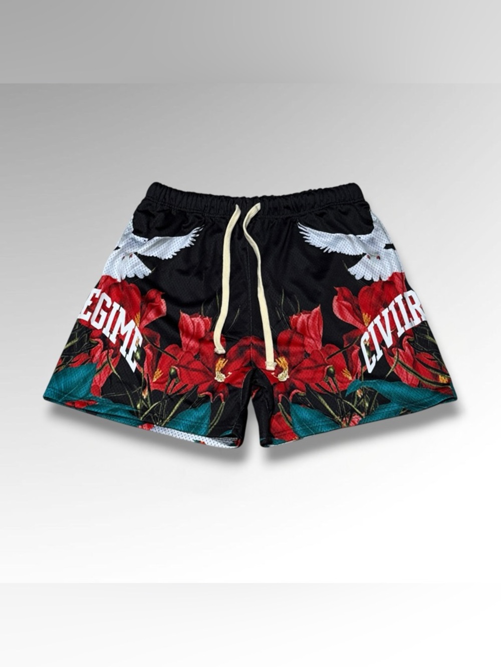 Civil Regime True Bloom Mesh Shorts